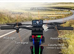 72V 10000W Electric Scooter for Adults 56-70MPH Dual Motor Foldable NFC US Stock