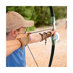 Black Hunter Takedown Longbow, GLURAK 60″ Wooden Archery Bow Hunting Bow – Ri…