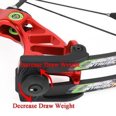 40-75lbs Compound Bow Set CNC Archery Pulley 350FPS Let-off 85% Target Hunting