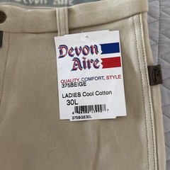 Devon Aire women riding pants Breeches- 30L