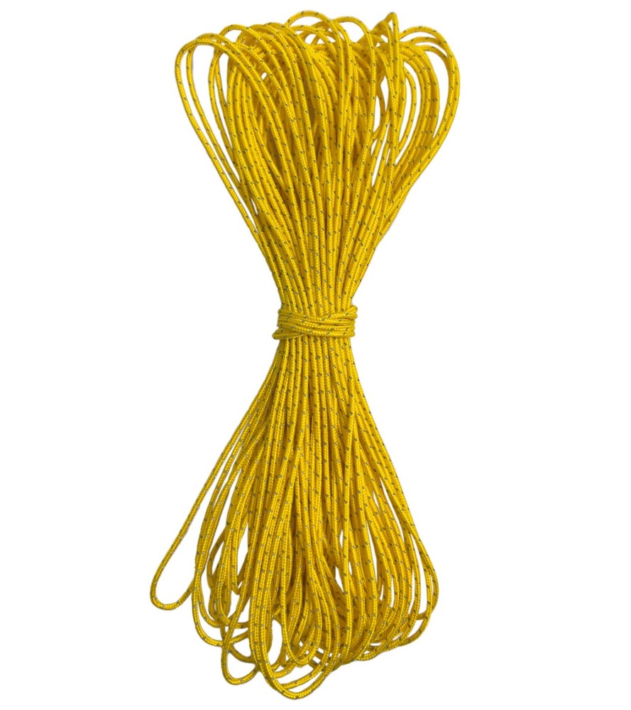 Dyneema Reflective Rope -2mm 400kg Fracture Strain – Suitable for Tents Kite …