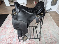 16.5 Regular Tree Tucker River Plantation Saddle Lightly Used Well Cared For