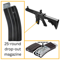 ArmyBoy Crosman R1 CFAR1B Full-Auto CO2 BB Gun Rifle Bundle – Ready-To-Shoot-Kit