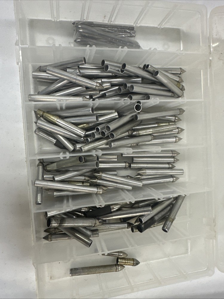 Item 3607 – Vintage Archery Points – Variety Of Weights 45, 75, 85 – Glue In/On