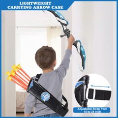 2-Pack Bow and Arrow Set for Kids LED Light Up Archery Toy Gifts Indoor Outdoor