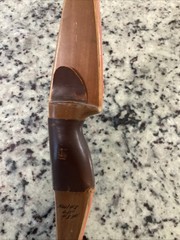 Vintage Bear Alaskan Bow 48# 62 in Left/Right hand Blk/Org (Nw148)