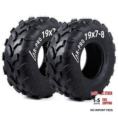 19×7-8 ATV UTV Tires – 4PR Tubeless All-Terrain Off 19×7-8 Tubeless(2-Pack)