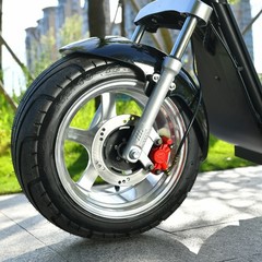 4000W Motor Max Speed 40MPH Max Load 550 IBS Fat Tire Electric Scooter Black