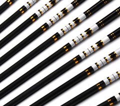 31″/33″ Spine500 Carbon Arrows with Real Turkey Feather For Compound Recurve Bow