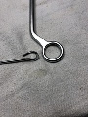 Western Mechanical Hackamore Bit with Braided Leather Noseband 8 » Shank