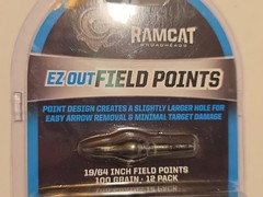 EZ Out Field Points – 12 Pack (19/64″, 100 Grain) 19/64″, Multi NEW