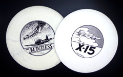 Rare Lightning X-15A 1st Run 1987 + SBD Dauntless 1992 New Pair OOP Disc Golf