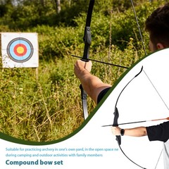Archery 57″ 20-40LBS Takedown Bow Left & Right Handed Recurve Bow and Arrows Set