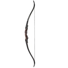 RH 60″ Archery Takedown Recurve Bow Wooden 30-60lbs & Arrows Set Hunting Target