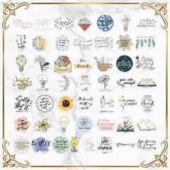 200 PCS Christian Bible Verse Jesus God Stickers Waterproof Vinyl Scripture …