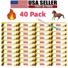 40 Pack New Paste Wormer Horse Dewormer Apple Flavor US Free Shipping 1/2028