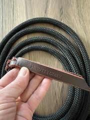 EUC Gorgeous Western snaffle show bridle custom-made with silver & mecate reins