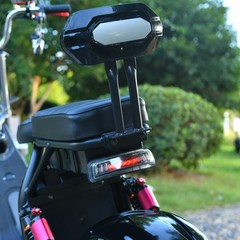 4000W Motor Max Speed 40MPH Max Load 550 IBS Fat Tire Electric Scooter Black