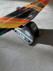 New Gullwing Trucks Charger II skateboard Trucks, Rasta, 180mm
