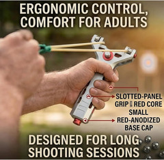 Automatic CNC Slingshot for Adult Outdoor Entertainment, Competition & Hunting