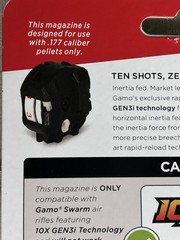 New 2 pack Gamo 10x Quick-Shot Rapid Reload Magazine .177 CAL Pellet Air Gun