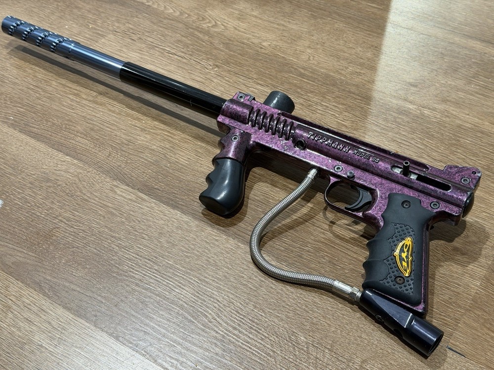Marble Purple Tippmann Classic Model 98 Paintball Gun Marker Teardrop Barrel Dye