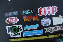 Flip Real Almost Grizzly Alien Workshop Mob Skateboarding STICKERS – Lot of 11