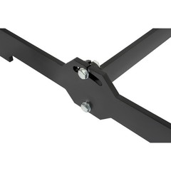 8″ inch Portable Paddles Star Reactive Shooting Target Q235 Steel, No Welding