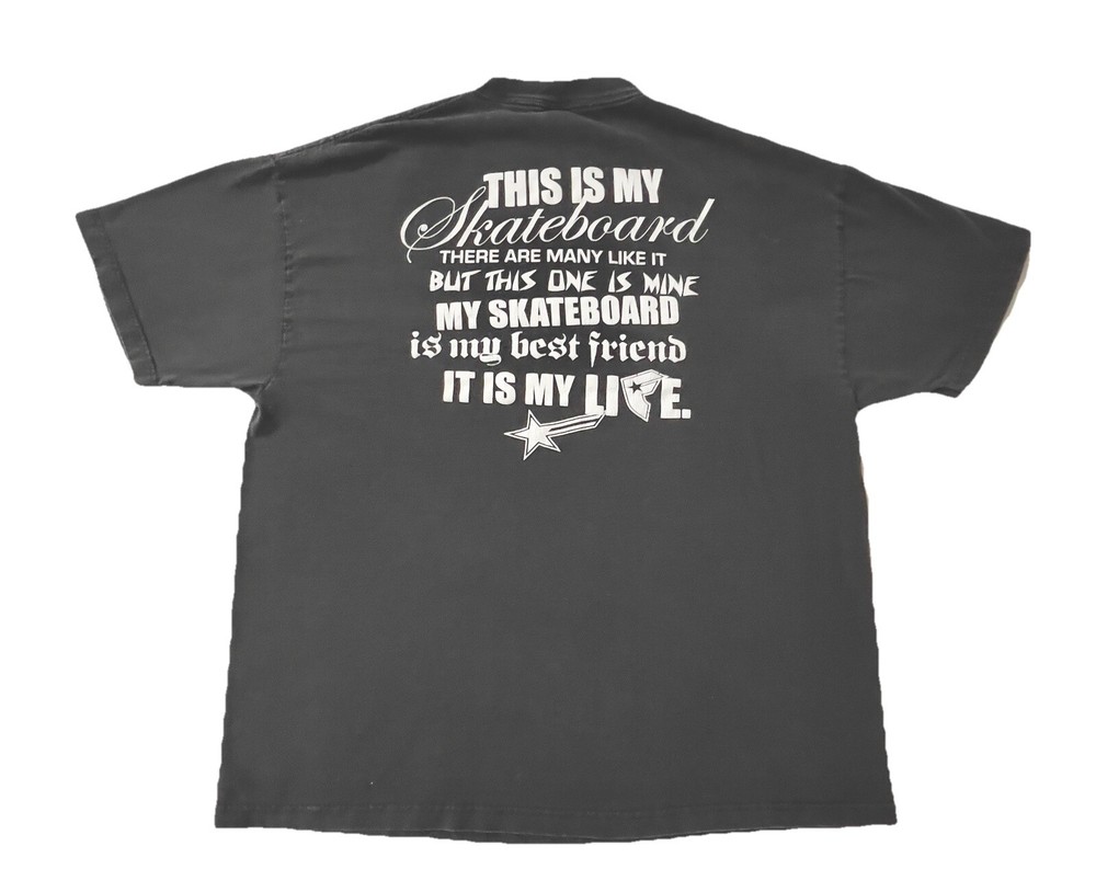Vintage 90’s Famous Stars & Straps “This Is My Skateboard” XXL T-Shirt EUC!