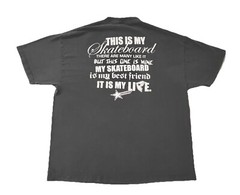 Vintage 90’s Famous Stars & Straps “This Is My Skateboard” XXL T-Shirt EUC!