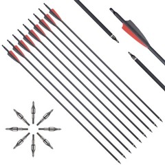 60″ Archery Wooden Takedown Recurve Bow and Arrow Kit for Adult Outdoor Hunting