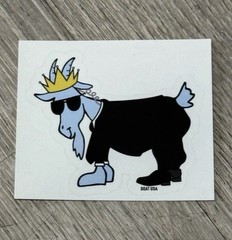 GOAT USA Stickers – SECRET AGENT GOAT – VERY RARE – NO QR CODE- FREE SHIPPING!