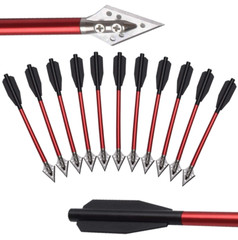 6.7» Mini Crossbow Bolts Metal 2 Blade Broadheads Pistol Survival Arrow Hunting
