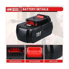 VANTTECH 4Pack 4.8Ah PC18B 18 Volt Replacement for Porter Cable 18V Battery N…