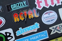 Flip Real Almost Grizzly Alien Workshop Mob Skateboarding STICKERS – Lot of 11