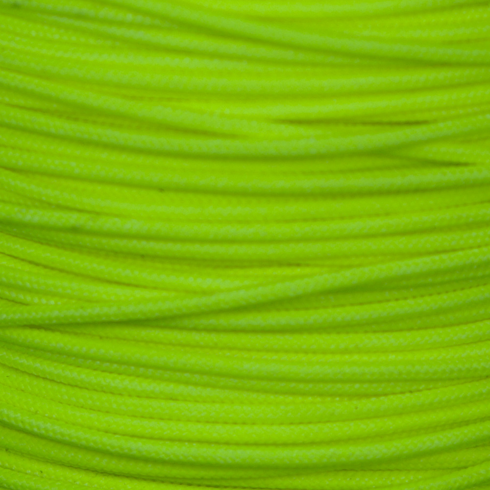 1′, 3′, 5′, 10′, 25′, 50′, 100′ Flo Yellow D Loop BCY # 24 Rope Material