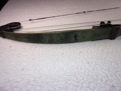 Bear Whitetail Hunter Compound Bow With Camo Limbs