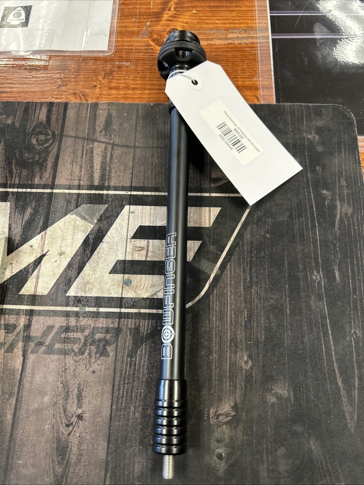 Used Bowfinger 12” Stabilizer With 2oz Weight Black