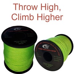 Arborist Climbing Throw Line 2 mm (1/12 in) 150 ft Spool Cord 200 lbs Tensile