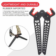 1X Kick Stand Archery Compound Bow Holder Target Hunting Range Protection 22cm