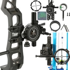 4x 6x 8x 1 Pin Compound Bow Sight Micro Adjustable Adaptor Scope Sight Shooting