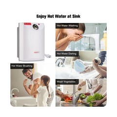 Thermoflow Electric Mini Tank Water Heater, 4.0 Gallon 120V Corded Under Sink…