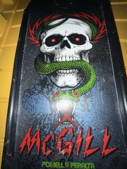 Powell Peralta Mike McGill Vintage Original Skateboard Deck Snakeskin XT