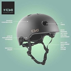 TSG – Meta Bike & Skate Helmet-Satin Black / L/XL (58-60 cm)
