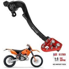 CNC Motorcycle Rear Foot Brake Pedal Lever Unfolding 7075 Aluminum Alloy