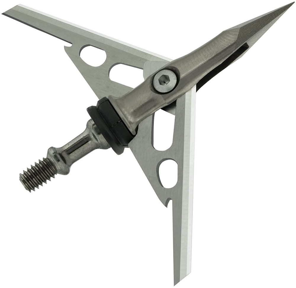 Rage Hypodermic 100 Grain Broadheads 3 Pack Razor Sharp Surgical Accuracy