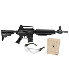 Crosman M4-177 Tactical Variable Pump Air Rifle .177 Cal Pellet/BB Shooting Kit