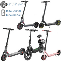 AOVOPRO Foldable Electric Scooter, 350W/500W NO/ Dual Shock Absorber 19/22mph