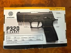 SIG Sauer P320 X-Carry CO2 BB Air Pistol w/ Box & 2 Mags AIR-P320XCA-BB