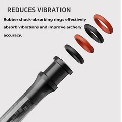 6/8/10/12 Inch Archery Bow Stabilizer Carbon Fiber Balance Bar Rod Side Rod S…